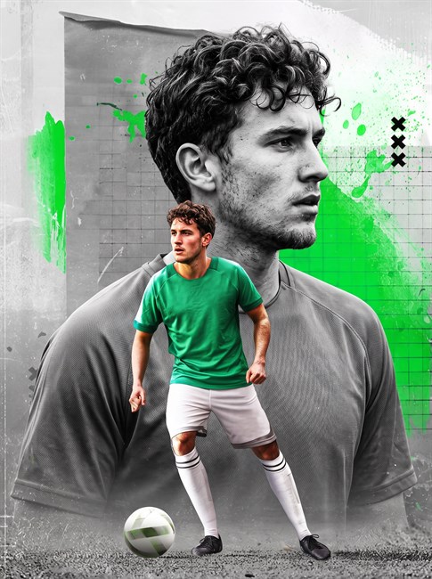 The beautiful game — finished poster design