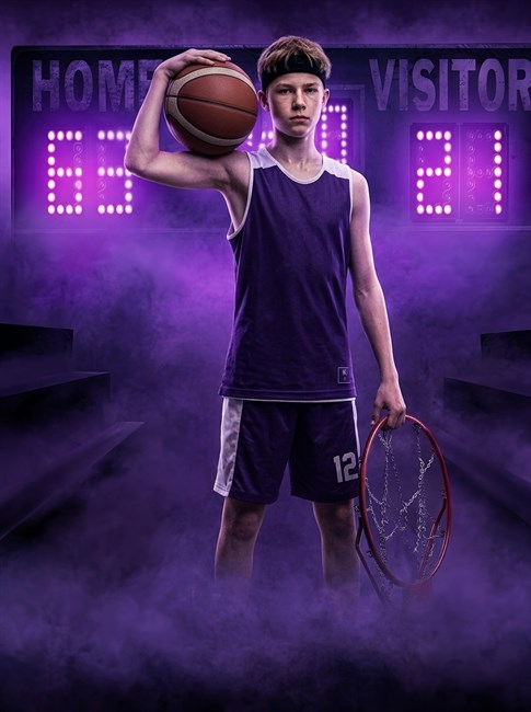 Home court — finished poster design